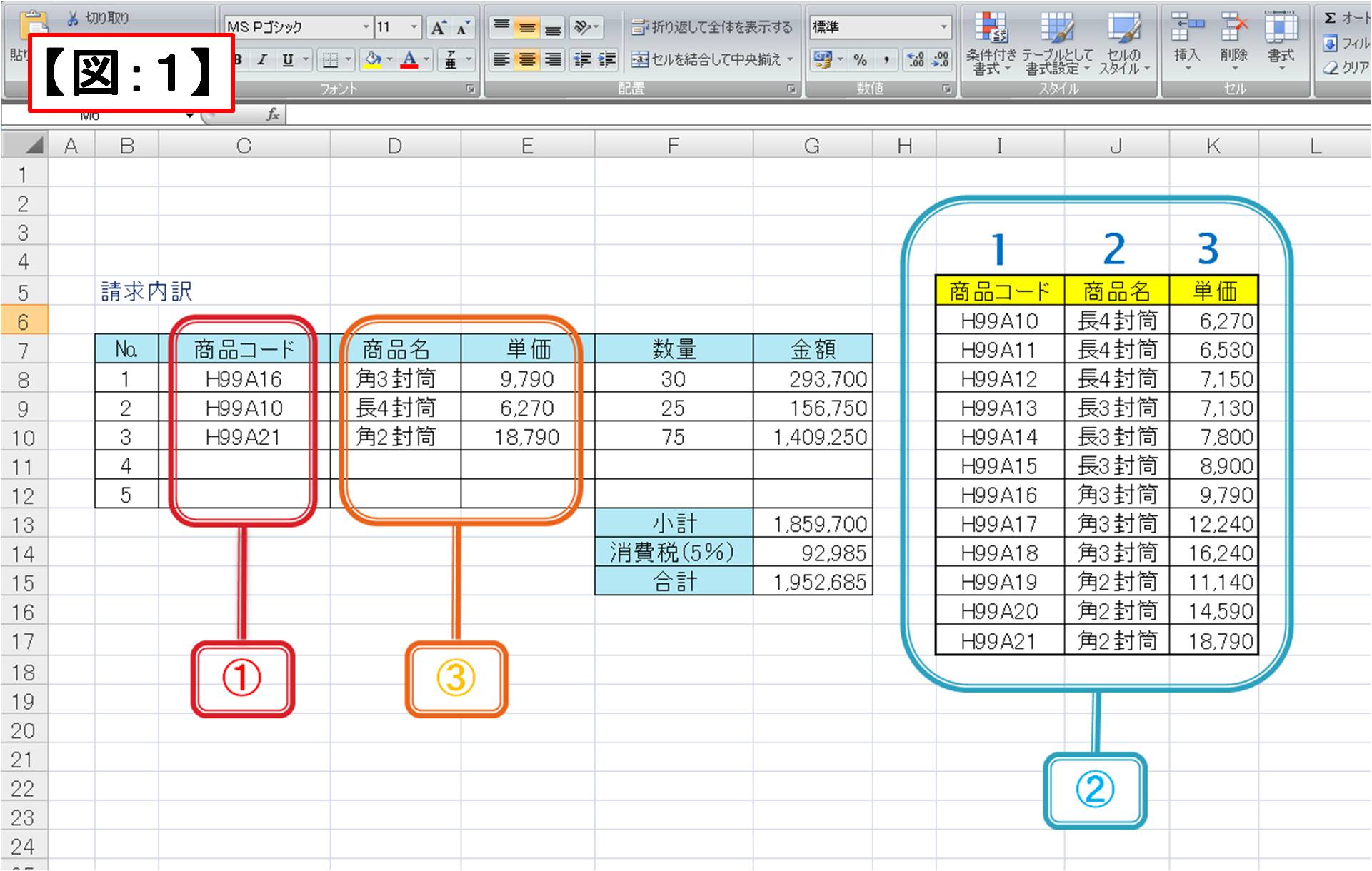 関数 vlookup